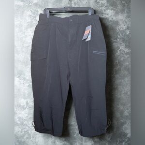 Women's Black Cargo Joggers